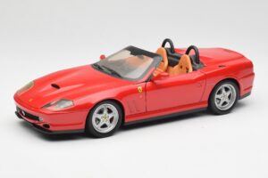 Ferrari 550 Barchetta Pininfarina Sarkans Bburago 1:18 327660 Metāls