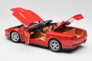 Ferrari 550 Barchetta Pininfarina Sarkans Bburago 1:18 327660 Metāls — attēls 5 no 8
