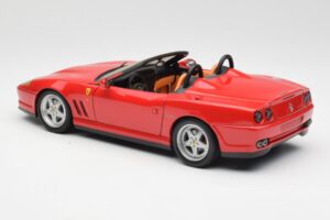 Ferrari 550 Barchetta Pininfarina Sarkans Bburago 1:18 327660 Metāls — attēls 7 no 8