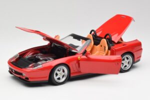 Ferrari 550 Barchetta Rosso Corsa Hot Wheels 1:18 29441 Metāls — attēls 2 no 8