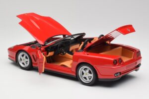 Ferrari 550 Barchetta Rosso Corsa Hot Wheels 1:18 29441 Metāls — attēls 5 no 8