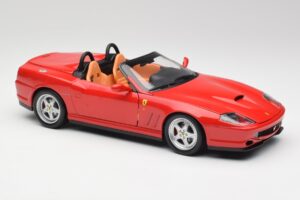 Ferrari 550 Barchetta Rosso Corsa Hot Wheels 1:18 29441 Metāls — attēls 6 no 8
