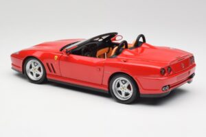 Ferrari 550 Barchetta Rosso Corsa Hot Wheels 1:18 29441 Metāls — attēls 7 no 8
