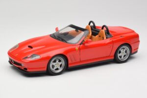 Ferrari 550 Barchetta Rosso Corsa Hot Wheels 1:18 74299294419 Metāls