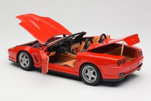 Ferrari 550 Barchetta Rosso Corsa Hot Wheels 1:18 74299294419 Metāls — attēls 5 no 8