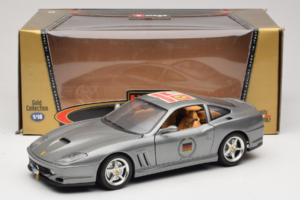 Ferrari 550 Maranello 25 Ferrari Model Club Sudrabs Bburago 1:18 3344-S1 Metāls — attēls 7 no 7