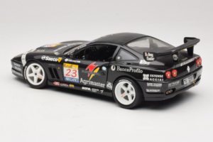 Ferrari 550 Maranello #23 Agrimaster Melns Bburago 1:18 3344-B2 Metāls — attēls 7 no 8
