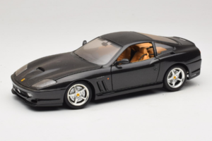 Ferrari 550 Maranello Melns Metallisks Bburago 1:18 3344-B1 Metāls