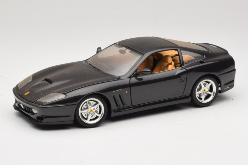 Ferrari 550 Maranello Melns Metallisks Bburago 1:18 3344-B1 Metāls