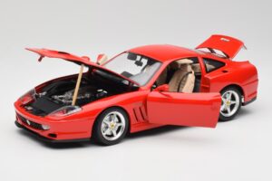Ferrari 550 Maranello Sarkans Bburago 1:18 3064 Metāls — attēls 2 no 8