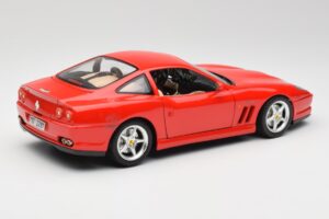 Ferrari 550 Maranello Sarkans Bburago 1:18 3064 Metāls — attēls 3 no 8