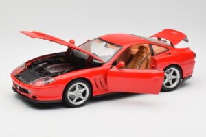 Ferrari 550 Maranello Sarkans Maisto 1:18 31839 Metāls — attēls 2 no 8