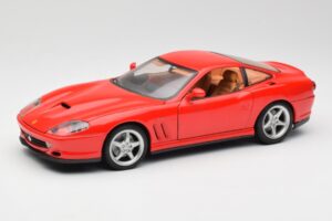 Ferrari 550 Maranello Sarkans Maisto 1:18 31839 Metāls