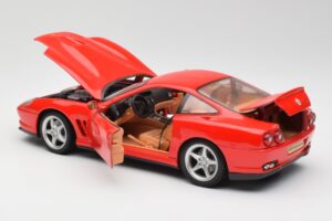 Ferrari 550 Maranello Sarkans Maisto 1:18 31839 Metāls — attēls 5 no 8