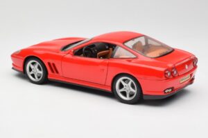 Ferrari 550 Maranello Sarkans Maisto 1:18 31839 Metāls — attēls 7 no 8