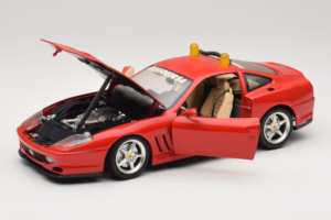 Ferrari 550 Maranello Safety Car Rosso Corsa Bburago 1:18 3064-P1 Metāls — attēls 2 no 8