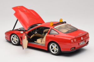 Ferrari 550 Maranello Safety Car Rosso Corsa Bburago 1:18 3064-P1 Metāls — attēls 5 no 8