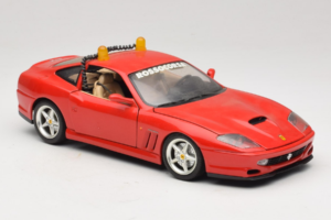 Ferrari 550 Maranello Safety Car Rosso Corsa Bburago 1:18 3064-P1 Metāls — attēls 6 no 8