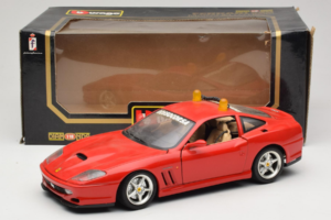 Ferrari 550 Maranello Safety Car Rosso Corsa Bburago 1:18 3064-P1 Metāls — attēls 8 no 8