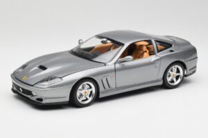 Ferrari 550 Maranello Sudrabs Bburago 1:18 3344 Metāls