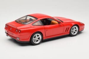 Ferrari 575M Maranello Sarkans Hot Wheels 1:18 54937 Metāls — attēls 3 no 8