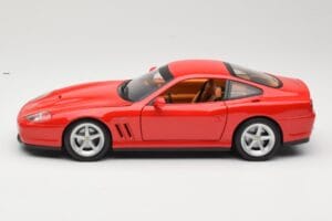 Ferrari 575M Maranello Sarkans Hot Wheels 1:18 54937 Metāls — attēls 4 no 8
