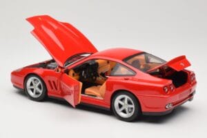 Ferrari 575M Maranello Sarkans Hot Wheels 1:18 54937 Metāls — attēls 5 no 8