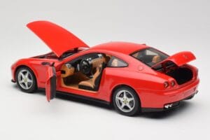 Ferrari 612 Scaglietti Rosso Corsa Hot Wheels 1:18 B6047 Metāls — attēls 5 no 8