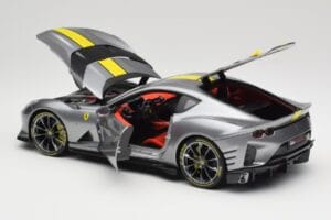 Ferrari 812 Competizione Grigio Coburn Bburago 1:18 18-01647 Metāls — attēls 5 no 8