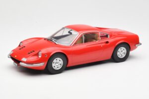 Ferrari Dino 246 GT Sarkans MCG 1:18 MCG18166 Metāls