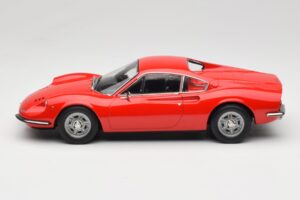 Ferrari Dino 246 GT Sarkans Norev 1:18 187800 Metāls — attēls 3 no 6