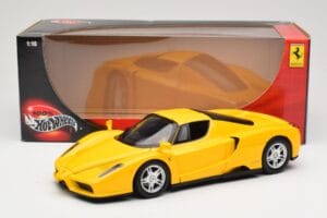 Ferrari Enzo Dzeltens Hot Wheels 1:18 C1550 Metāls — attēls 8 no 8
