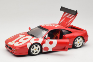 Ferrari F355 Berlinetta Sarkans ar baltiem riteņiem UT Models 1:18 180074020-P2 Metāls — attēls 2 no 8
