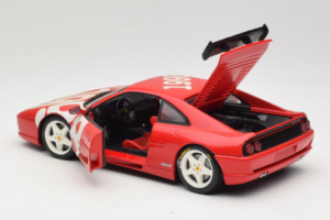 Ferrari F355 Berlinetta Sarkans ar baltiem riteņiem UT Models 1:18 180074020-P2 Metāls — attēls 5 no 8