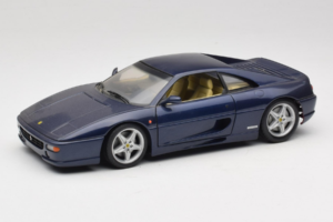Ferrari F355 Berlinetta Zils Metallisks UT Models 1:18 180074020-B1 Metāls