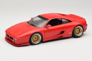 Ferrari F355 Berlinetta Sarkans Ar Pielāgotiem Zelta Diskiem UT Models 1:18 180074020-P5 Metāls