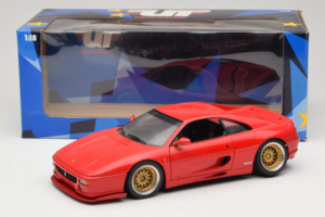 Ferrari F355 Berlinetta Sarkans Ar Pielāgotiem Zelta Diskiem UT Models 1:18 180074020-P5 Metāls — attēls 8 no 8
