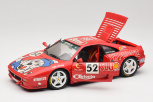 Ferrari F355 Berlinetta Slushuppie #52 M. Peters Sarkans UT Models 1:18 180074020-P4 Metāls — attēls 2 no 8