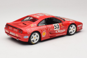 Ferrari F355 Berlinetta Slushuppie #52 M. Peters Sarkans UT Models 1:18 180074020-P4 Metāls — attēls 3 no 8