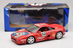 Ferrari F355 Berlinetta Slushuppie #52 M. Peters Sarkans UT Models 1:18 180074020-P4 Metāls — attēls 8 no 8