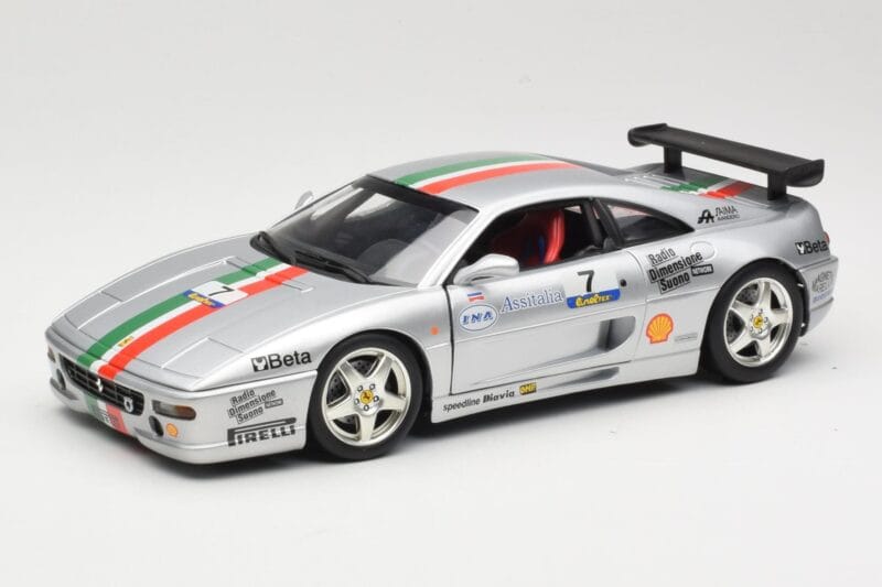 Ferrari F355 Challenge #7 1998 Hot Wheels 1:18 23909 Metāls