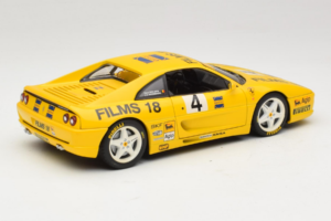 Ferrari F355 Coupe Films 18 #4 Reoloffs / Ansembourg Dzeltens UT Models 1:18 180074021-Y1 Metāls — attēls 3 no 8