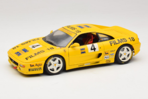 Ferrari F355 Coupe Films 18 #4 Reoloffs / Ansembourg Dzeltens UT Models 1:18 180074021-Y1 Metāls