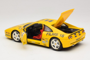 Ferrari F355 Coupe Films 18 #4 Reoloffs / Ansembourg Dzeltens UT Models 1:18 180074021-Y1 Metāls — attēls 5 no 8