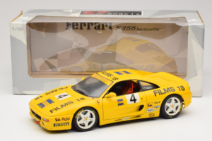 Ferrari F355 Coupe Films 18 #4 Reoloffs / Ansembourg Dzeltens UT Models 1:18 180074021-Y1 Metāls — attēls 8 no 8
