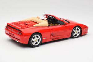 Ferrari F355 Spider Sarkans Hot Wheels 1:18 25733 Metāls — attēls 3 no 8