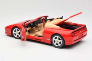 Ferrari F355 Spider Sarkans Hot Wheels 1:18 25733 Metāls — attēls 5 no 8