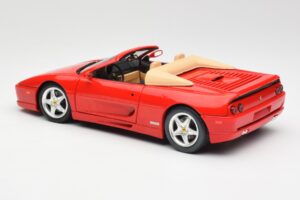 Ferrari F355 Spider Sarkans Hot Wheels 1:18 25733 Metāls — attēls 7 no 8