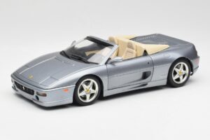 Ferrari F355 Spider Sudrabs Hot Wheels 1:18 23907-M1 Metāls