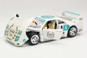 Ferrari F40 4444 Tage Garanta #4 Balts Bburago 1:18 3332-W5 Metāls — attēls 2 no 8